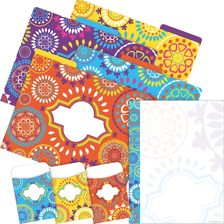 Barker Creek Moroccan On-Trend Organizer Set, Multi-Design Set, 92/Set 4095